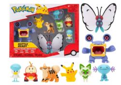 POKÉMON - ENSEMBLE DE 8 FIGURINES DE COMBAT